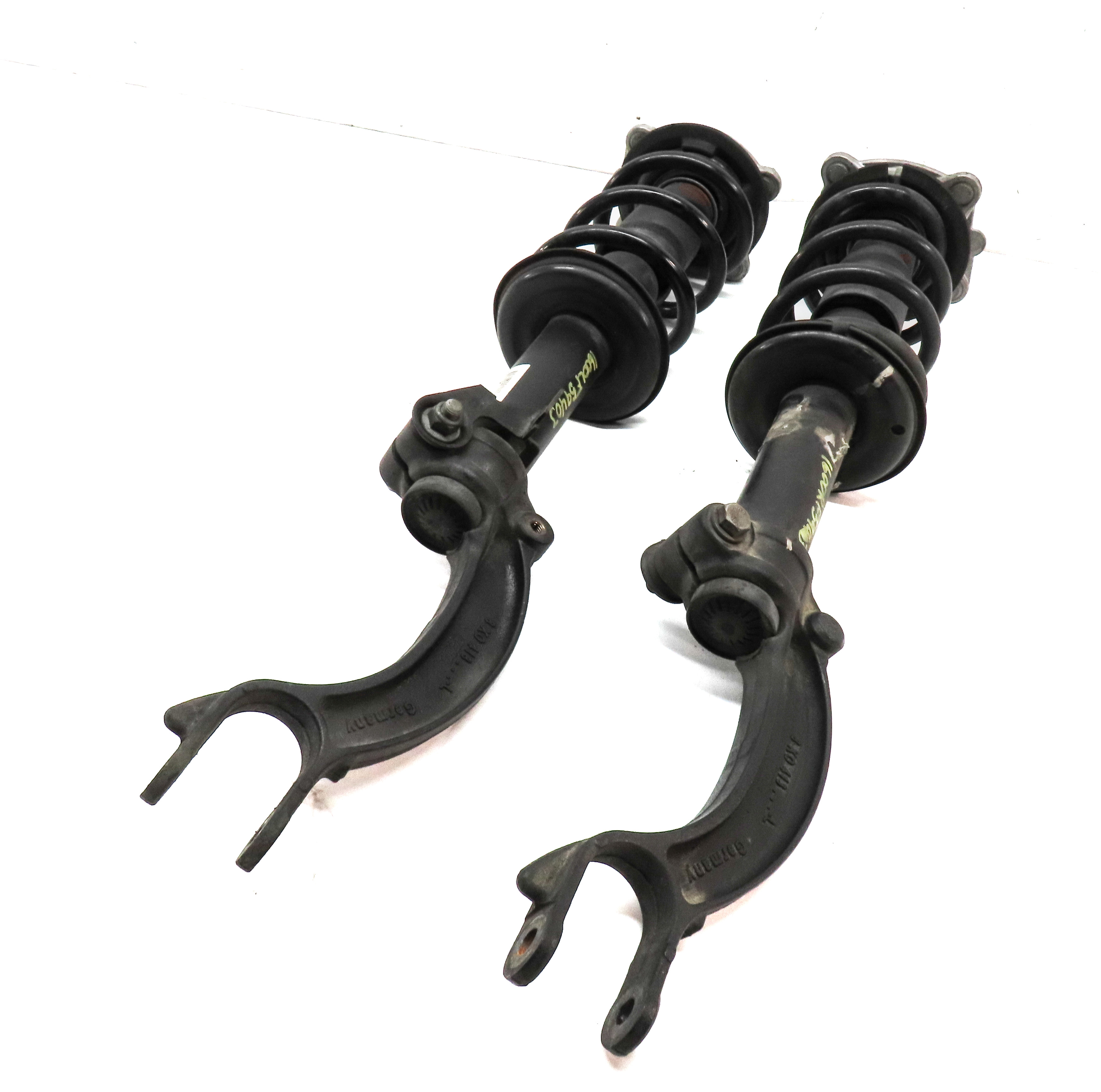 12-17 AUDI A6 A7 (C7 4G8) FRONT LEFT & RIGHT STANDARD SUSPENSION SHOCK STRUT SET — exact item pictured